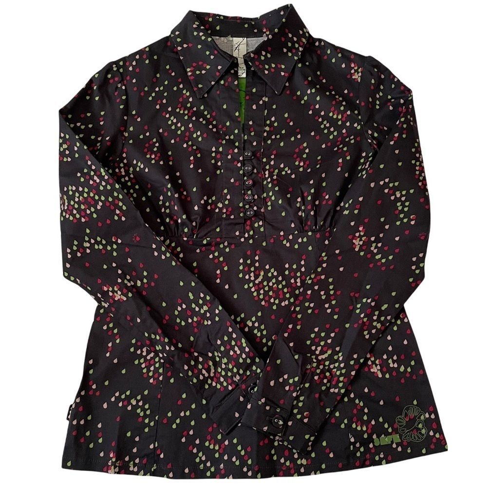 Skfk Skunkfunk Bezi Long Sleeve Print Shirt Blue Size 2